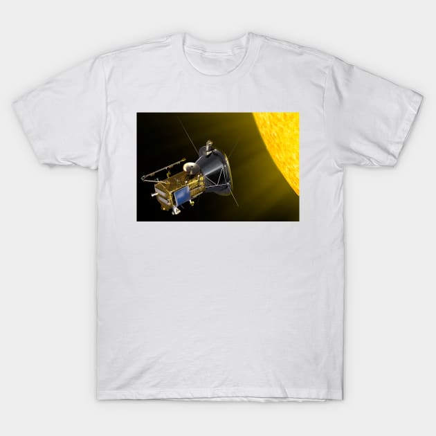 Parker Solar Probe at the Sun, illustration (C040/3986) T-Shirt by SciencePhoto